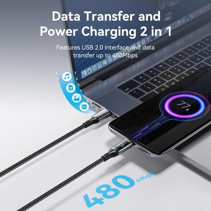 Actual product image Vention Taybav (1.20 m, USB 2.0, 100 W)