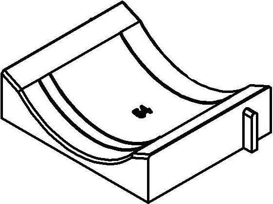 Actual product image Niedax Counter trough