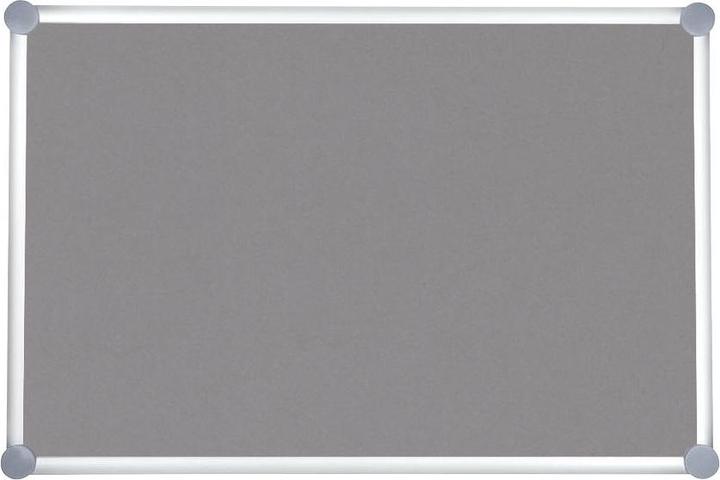 Actual product image Maul Pinboard, pinnable fabric surface, WxH 1200 x 900 mm. (Blackboard, 1200 x 900 mm)