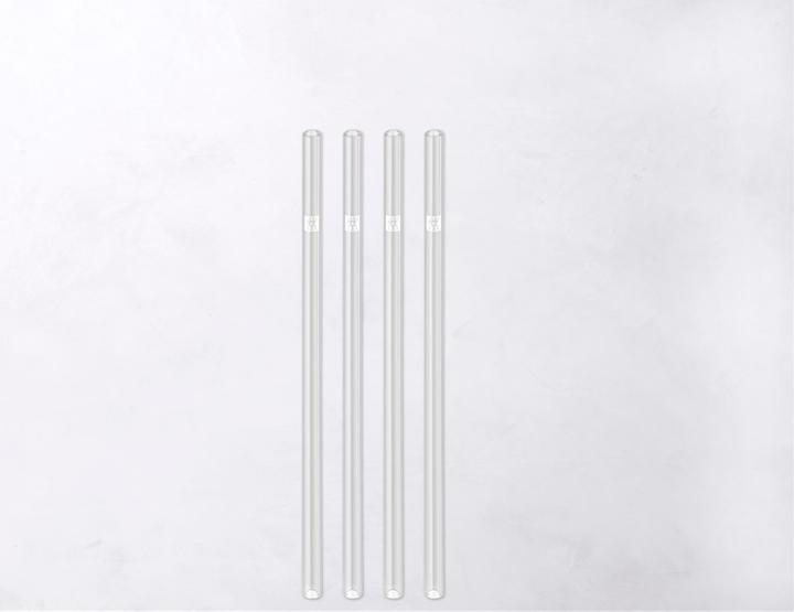 Immagine prodotto Zwilling Cannucce di vetro transp. dritto set di 4, + spazzola di pulizia (4 x)