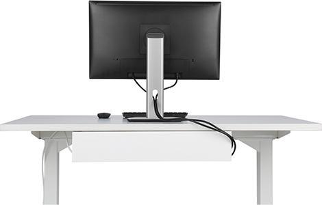 Actual product image Cablio Cable tray and power strip holder (Duct, 60 cm)