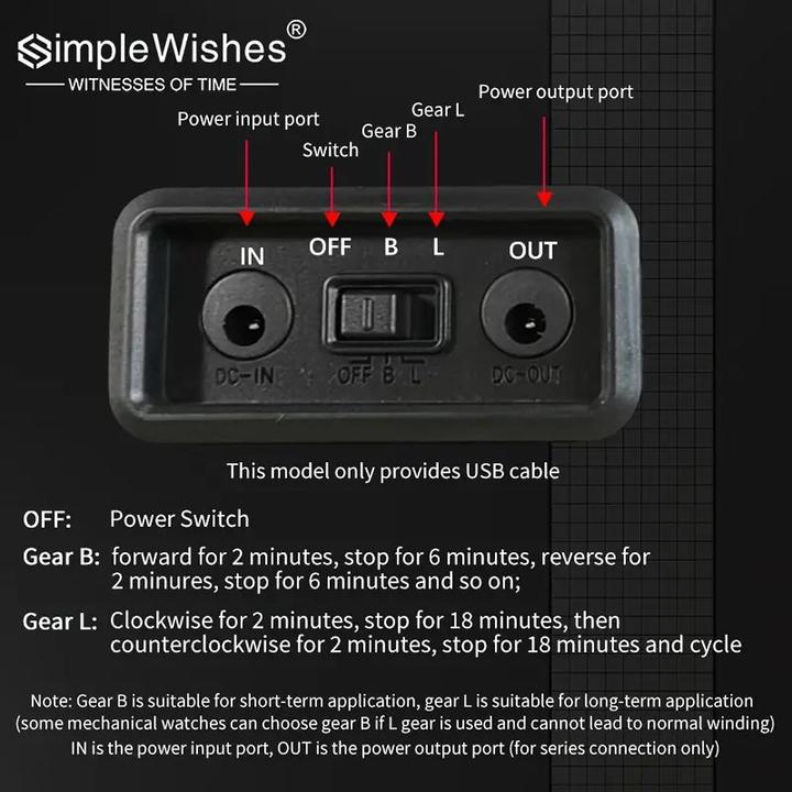 Immagine prodotto Cbx Avvolgitore per 2 orologi, Watchwinder (2 x)
