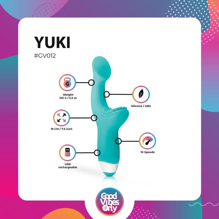 Actual product image Good Vibes Only Yuki G-Punkt Vibrator