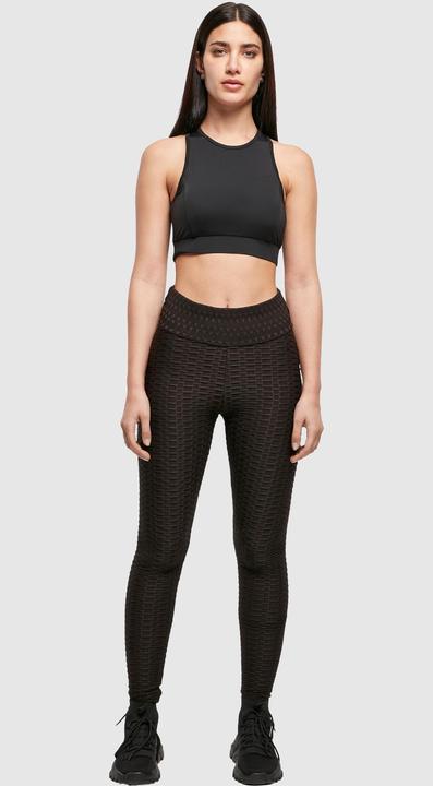 Actual product image Urban Classics Ladies High Waist Honeycomb Leggings - 16533 (5XL)