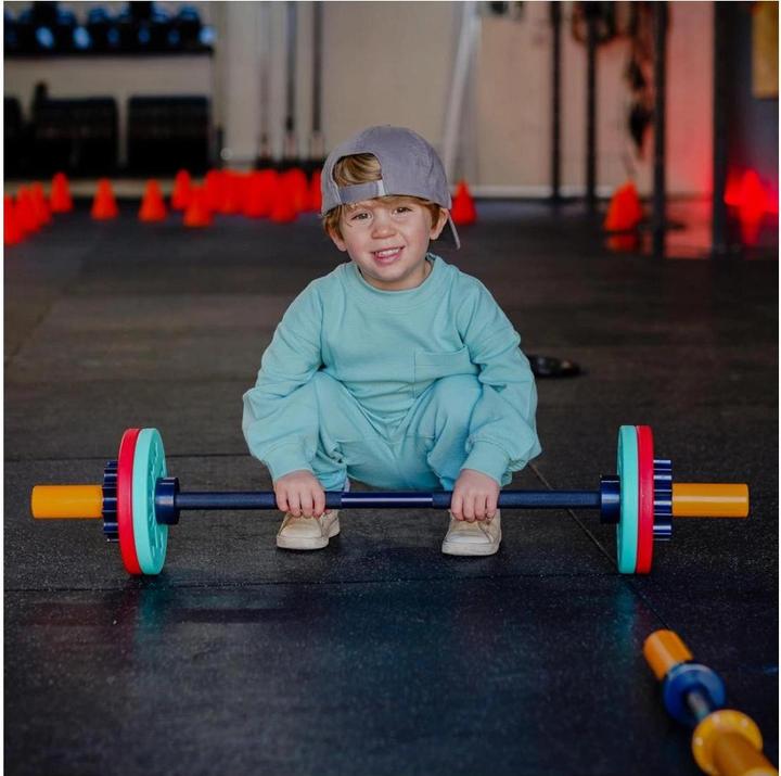 Produktbild Fitkidz Barbell und Bumper Plate Set