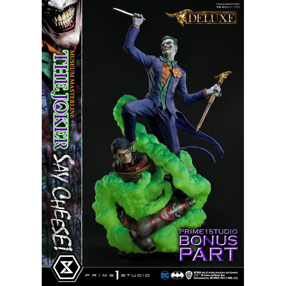 Prime 1 Studio DC Comics statuette 1/3 The Joker Say Cheese Deluxe Bonus Version 99 cm