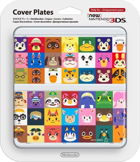 Produktbild Nintendo New 3DS Cover Animal Crossing Gesichter (3DS)