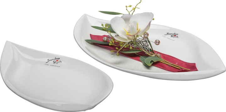 Image du produit Sandra Rich Coupe décorative Leaf (27 x 3 x 16 cm)
