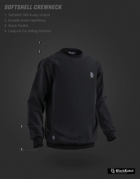 Actual product image Loose Riders Softshell Crewneck (M)