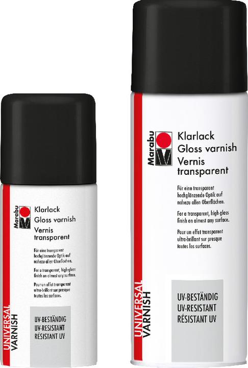Actual product image Marabu Klarlack Spray UV (Colorless, 0.40 l)