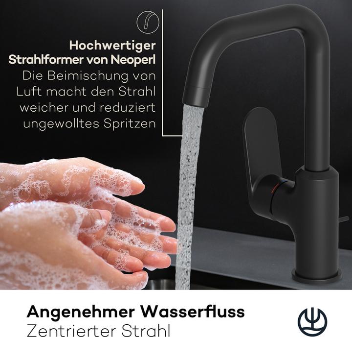 Image du produit Kludi X1 Mitigeur de lavabo avec commande latérale, avec vidage