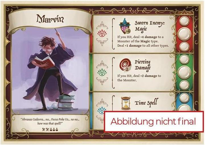 Actual product image Horrible Guild HR042 - Dungeon Fighter 2. Edition - Board Game, for 1-6 Players, from 14 years (DE Edition) (German)