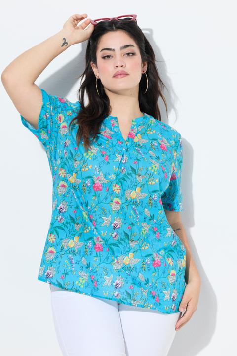 Actual product image Angel of Style Tunic, A-line, floral pattern, half sleeve (60)