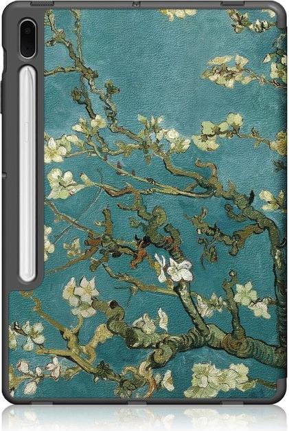 Actual product image MU Style Triple folding cover with pattern (Galaxy Tab S7 FE)