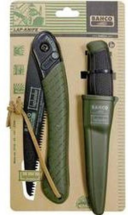 Bahco Klappbare Säge und Messer Laplander Satz mit 2-Komponenten-Griff