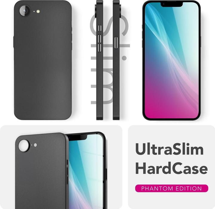 Produktbild Nalia Phantom - Extrem Dünn 0,3mm Schlank Matt & Elegant - Minimalistische Handyhülle (Apple iPhone 16e)