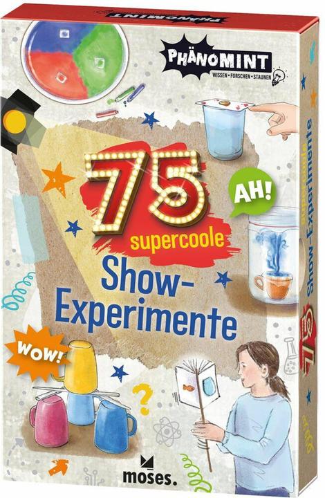 Produktbild PhänoMINT 75 supercoole Show-Experimente (Deutsch, Carola von Kessel, Lisa Apfelbacher, 2023)