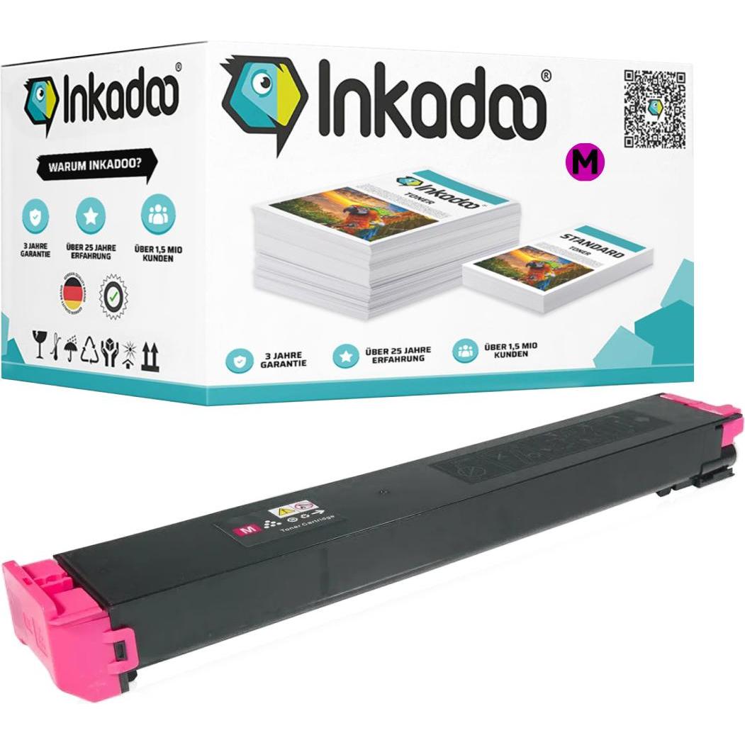 Inkadoo, Toner, Toner kompatibel zu Sharp MX-36GTMA Toner, magenta Magenta (M)