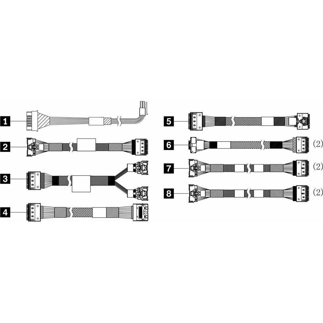 Lenovo ThinkSystem SR665 V3 2.5, Server Zubehör