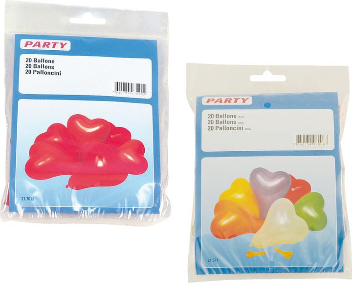 Produktbild Party Ballone Herz (20x)