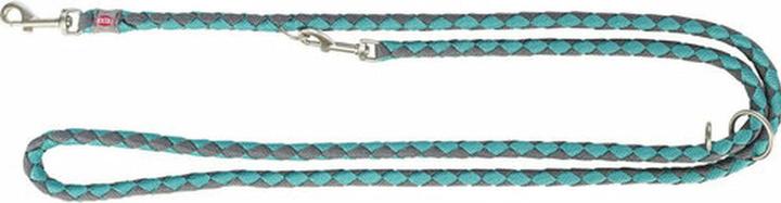 Actual product image Trixie *Cavo adjustable lead, S-M: 2.00 m/ø 12 mm, aqua/graphite (Dog, General)