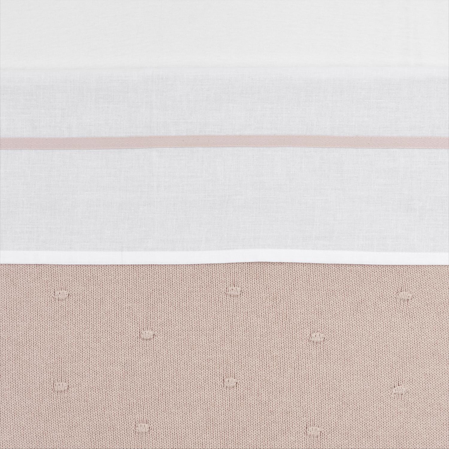 Meyco, Babyduvet, Bettlaken Bies soft pink