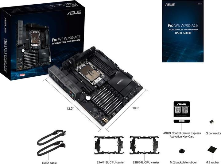 Produktbild ASUS PRO WS W790-ACE (LGA 4677, Intel W790, SSI CEB)