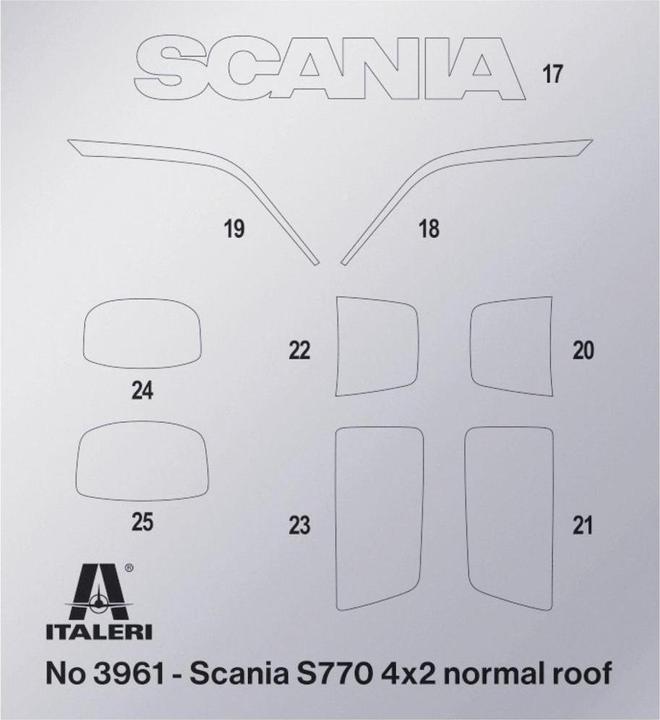Actual product image 1:24 Scania 770 4x2 Normal Roof