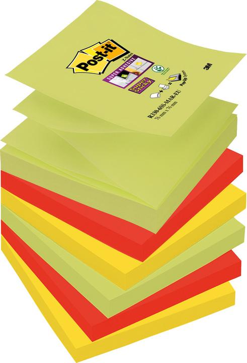 Produktbild Post-it Super Sticky Haftnotizen Z-Notes Marrakesch (76 x 76 mm)