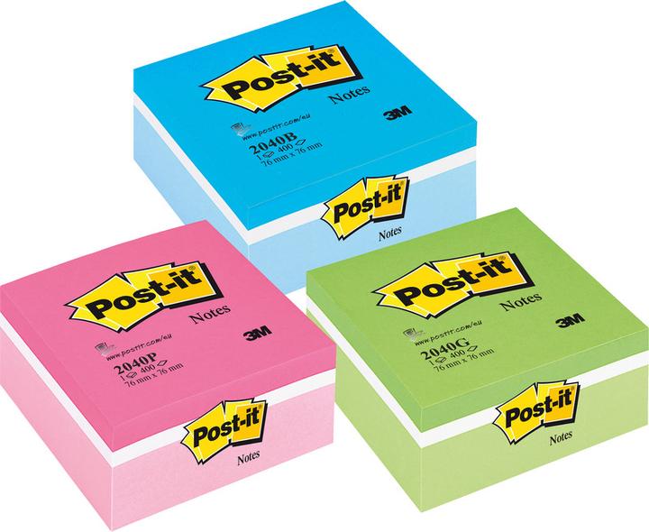 Produktbild Post-it Haftnotizen Würfel 2040 (76 x 76 mm)