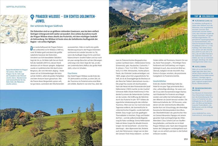 Actual product image Das Reisebuch Südtirol (German, Eugen E. Hüsler, Manfred Kostner, 2023)