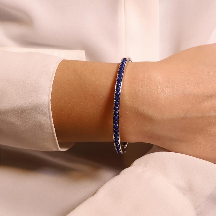 Produktbild Ti Sento Milano Armreif Lapisblaue Steine 2880BL (6 cm, 925 Sterling Silber)