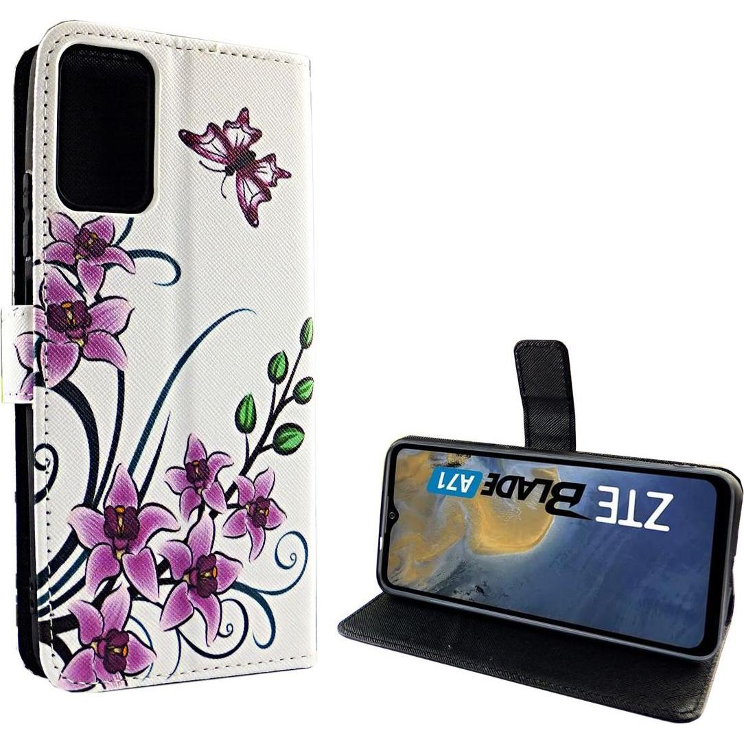 König Design Handyhülle für ZTE Blade A71 Case Cover Schutztasche Schutzhülle Bookstyle Neu (ZTE Blade A71), Smartphone ...