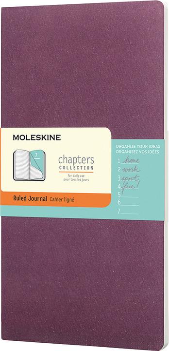 Produktbild Moleskine Notizheft Chapters (A6, Liniert)
