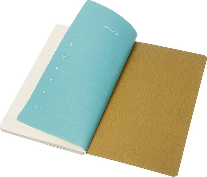 Image du produit Moleskine Cahier de notes Chapters (À rayures, Couverture rigide)