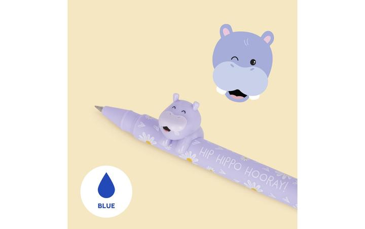 Actual product image Legami Gelschreiber mit Tierdeko - Nilpferd