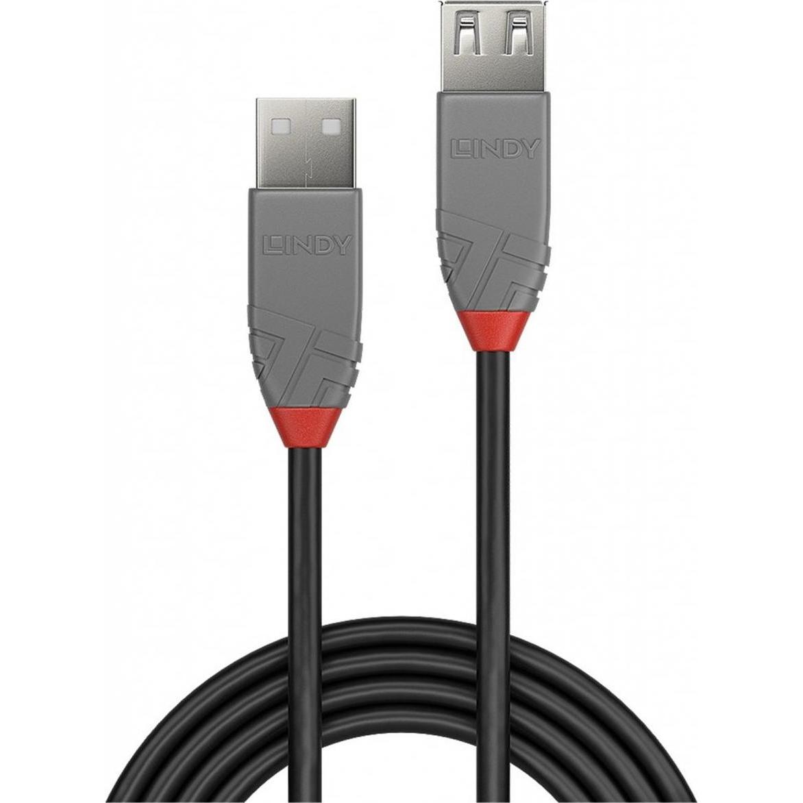 Thumbnail - Lindy USB/A-USB/A M-F (3 m, USB 2.0), USB Kabel