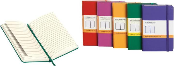 Produktbild Moleskine Notizbuch klassisch farbig