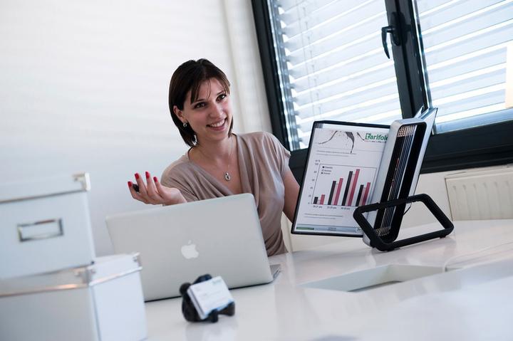 Actual product image Tarifold Display board system table element Veo