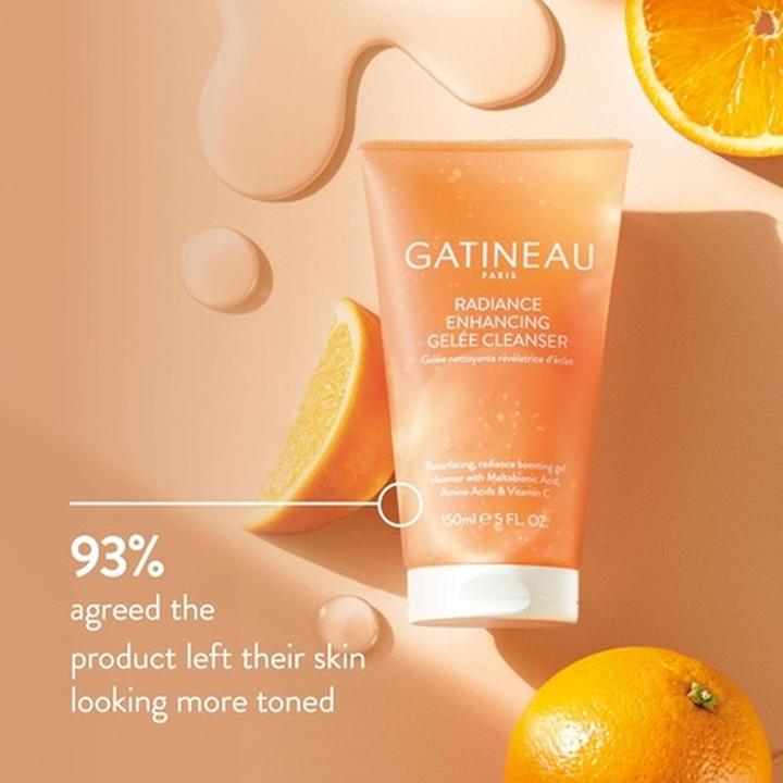 Image du produit Gatineau Gel nettoyant quotidien pour le visage 150ml Exfoliant en douceur avec vitamine (Gel nettoyant, 150 ml)