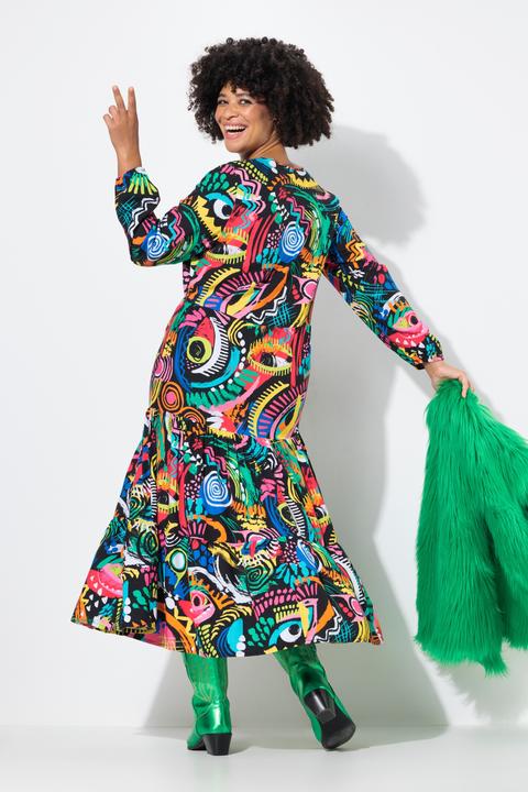 Actual product image Angel of Style Dress with eye pattern and frills (44)