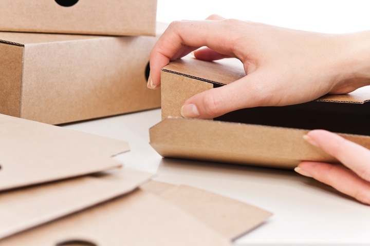 Image du produit Q-Connect Boîtes d'archives en carton ondulé fin (A4)