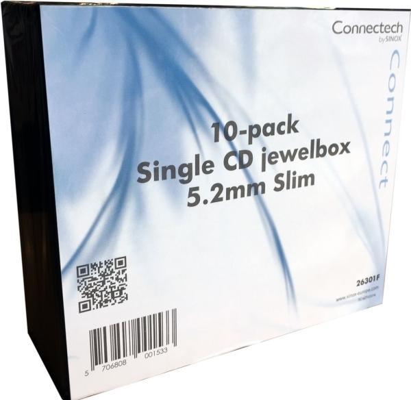 Immagine prodotto MediaRange CD / DVD Retail Pack 1er Slim Cases 10pz.