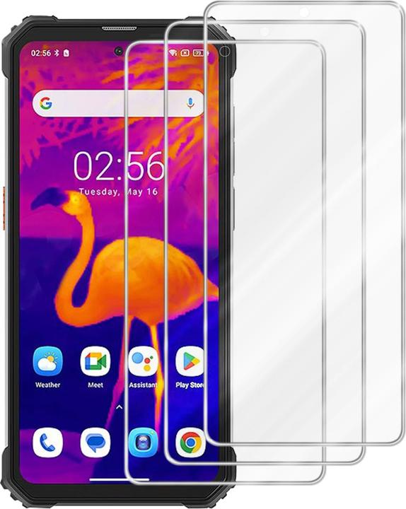 Actual product image Cadorabo Tempered Glass for Blackview BV8900 Fullcover 3x Pack (3 pcs., Blackview BV8900)