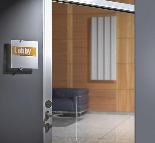 Actual product image Durable Door sign CRYSTAL SIGN