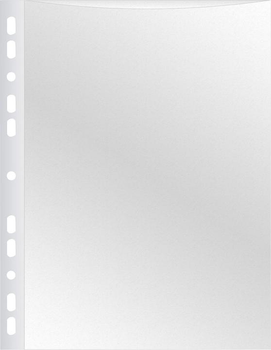 Actual product image Q-Connect Pointing book pockets, grained, anti-glare foil (A4, 10x)