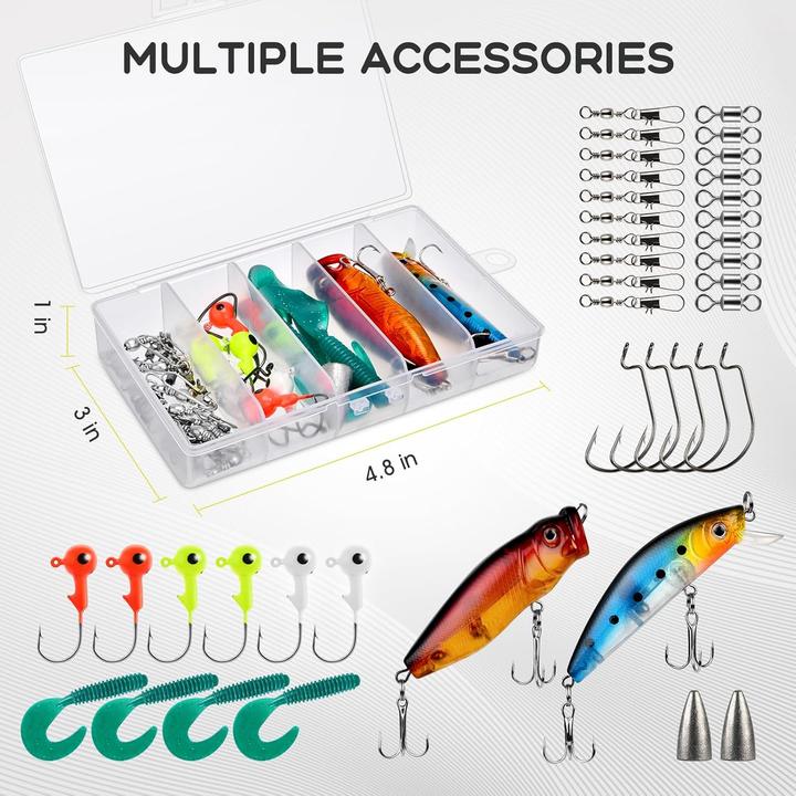 Immagine prodotto Magreel Canna da pesca telescopica completa di borsa da trasporto 2,7 m (Set da pesca, 270 cm)