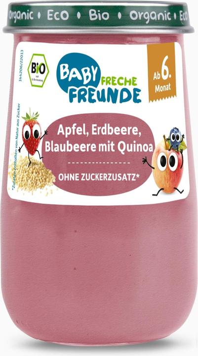 Freche Freunde Früchte Apfel, Erdbeere & Quinoa 190 g (323 g)