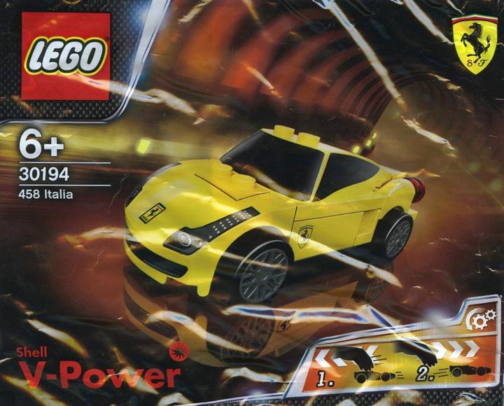 Produktbild LEGO Speed Champions Ferrari Shell V-Power Promo Ferrari 458 Italia Polybag (30194)
