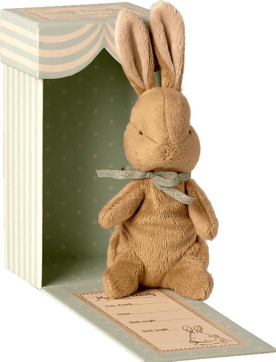 Actual product image Maileg My First Rabbit - Light Blue (18.50 cm)
